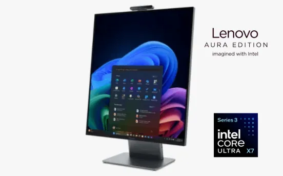 ThinkCentre X AIO Aura Edition, imagined with Intel