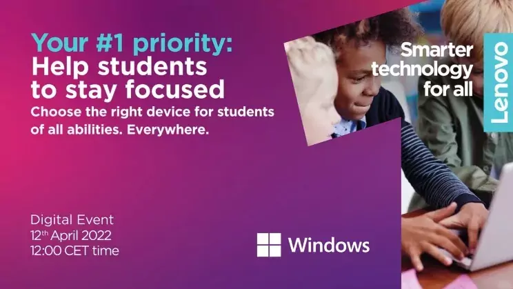 On-demand webinar: Choose the right device for students of all abilities. Everywhere.