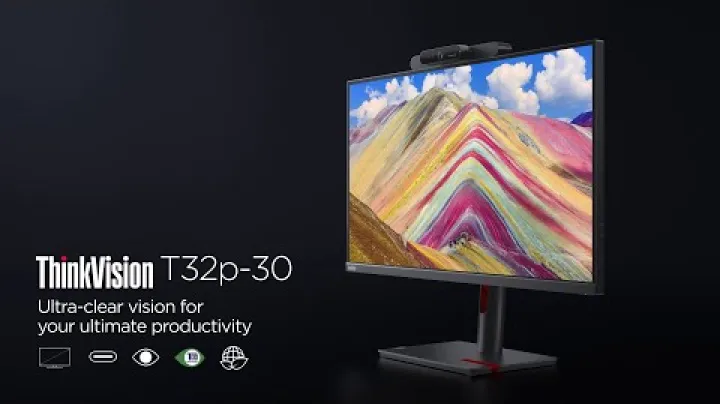Lenovo ThinkVision T32p-30 Monitor video thumbnail